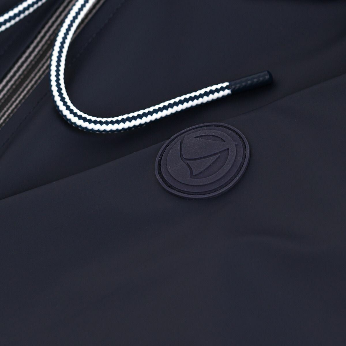 PETIT BATEAU<br>Capa de chuva longa bicolor para mulheres