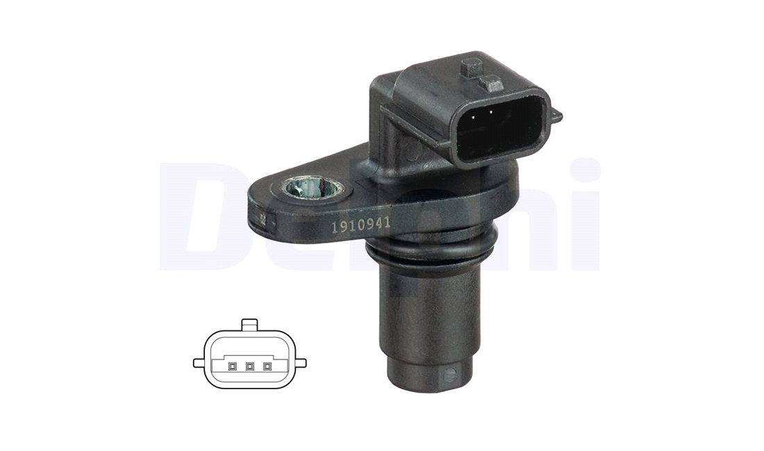Sensor, knastakselposition