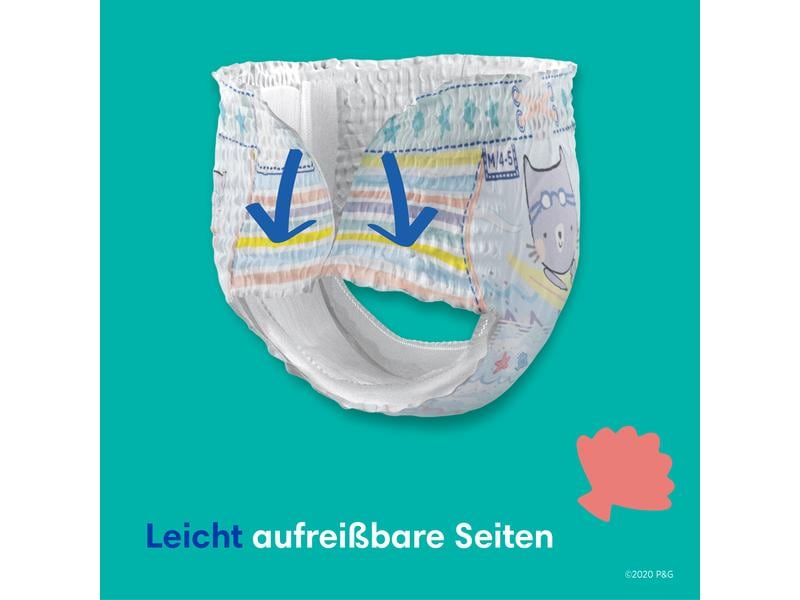 Pampers Windeln Splashers Tragepack Grösse 3-4, 12 Stück Bequeme Badewindeln für Kinder von 6 - 11 kg, 12 Stück