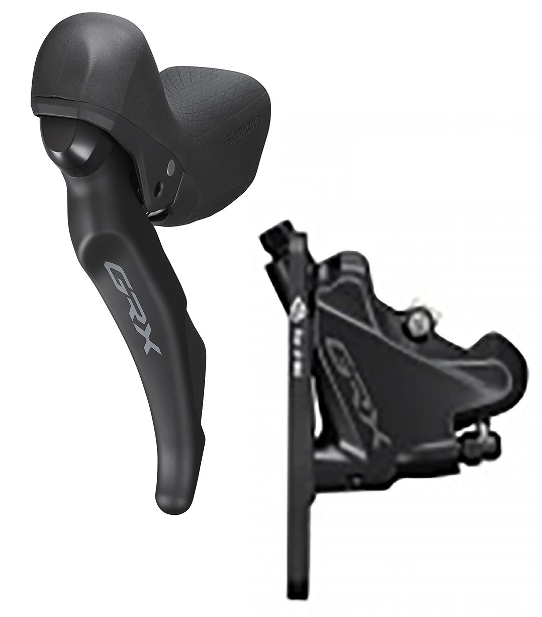 Shimano GRX RX600 greb med RX400 Flatmount kaliber Venstre/For