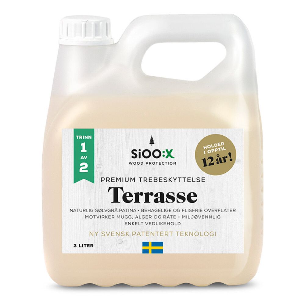 TREBESKYTTELSE PREMIUM SIOO:X TERRASSE TRINN 1 3L