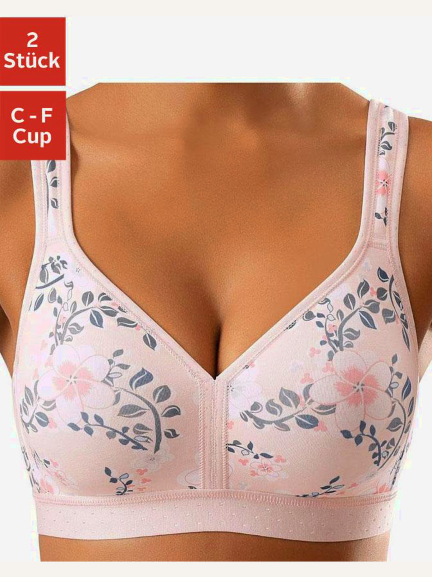 Soutien-gorge doux soutien-gorge basique en lot de 2