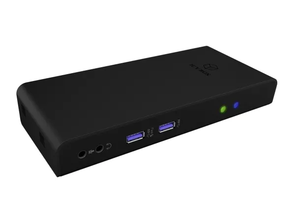 ICY BOX IB-DK2251AC - Dockingstation - USB-C / USB 3.0 - 2 x HDMI - 1GbE
