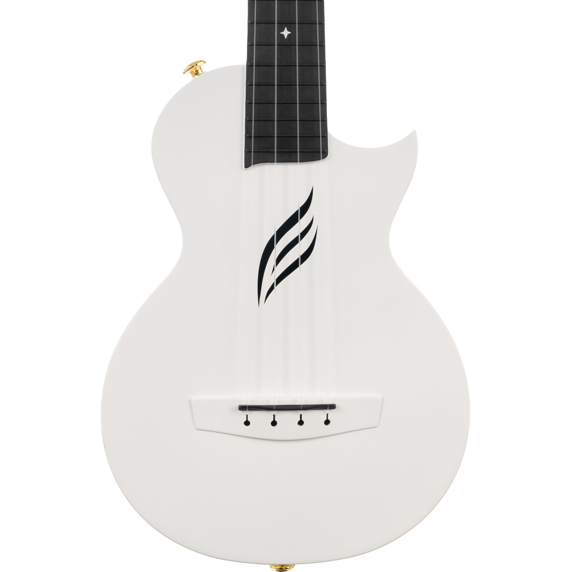Cascha HH 2286 carbon fiber concert ukelele set wit