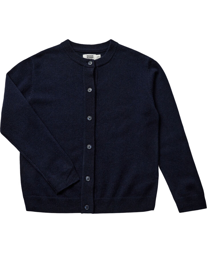 Magasin du Nord Collection Strikka RWS wool & cashmere cardigan Navy
