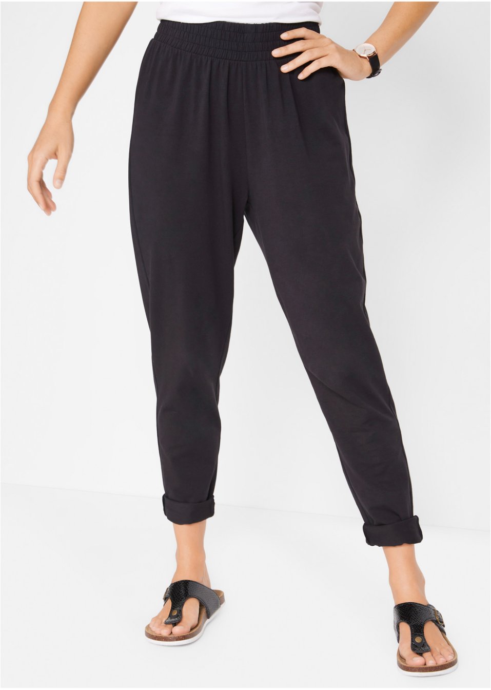 Pantalon sarouel avec taille confortable