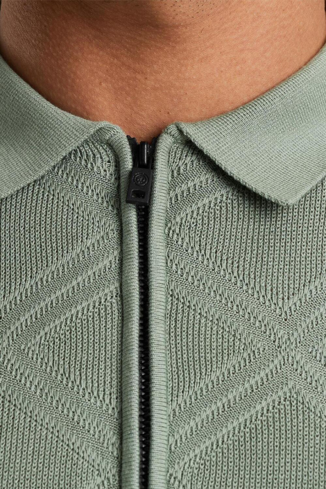 Cast Iron groene heren polo