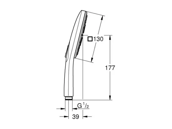 Douchette 3 jets - GROHE
