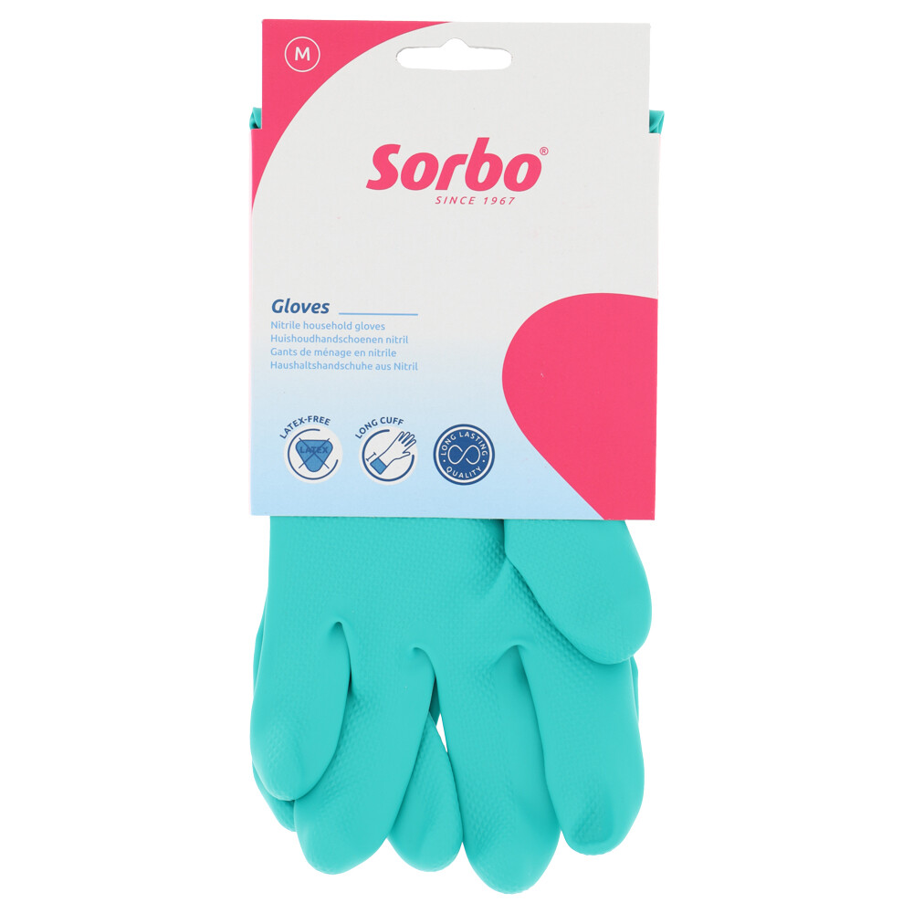 Sorbo Huishoudhandschoenen Latex Vrij M1 paar
