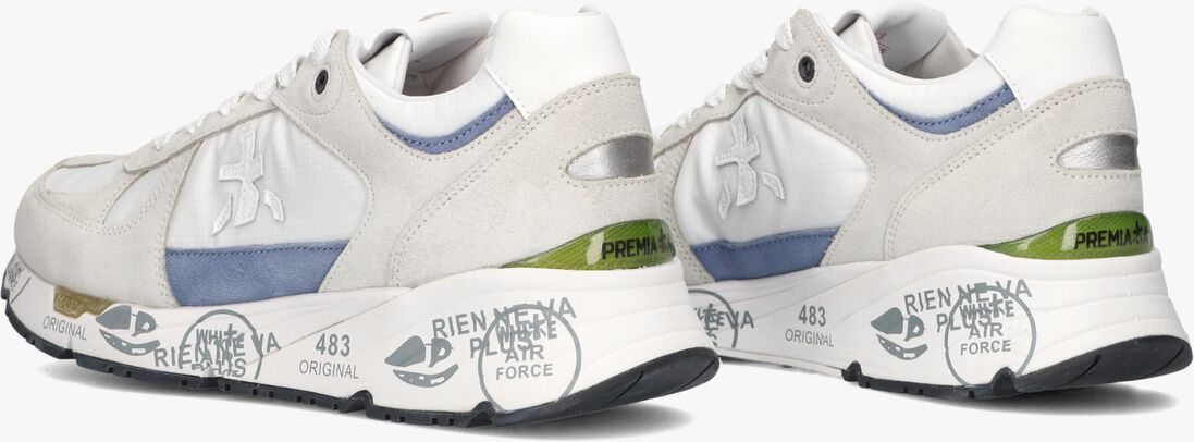 PREMIATA witte premiata lage sneakers mase