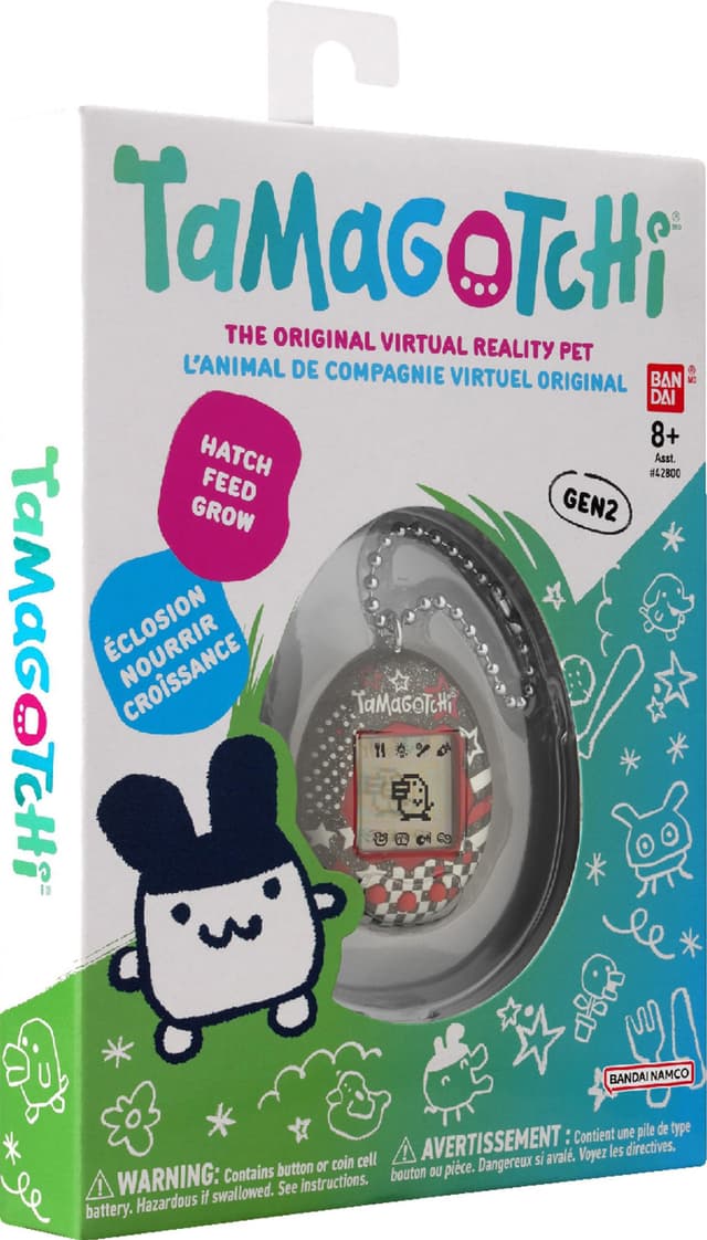 Tamagotchi elektronisk babydukke (Rock Glitter case)