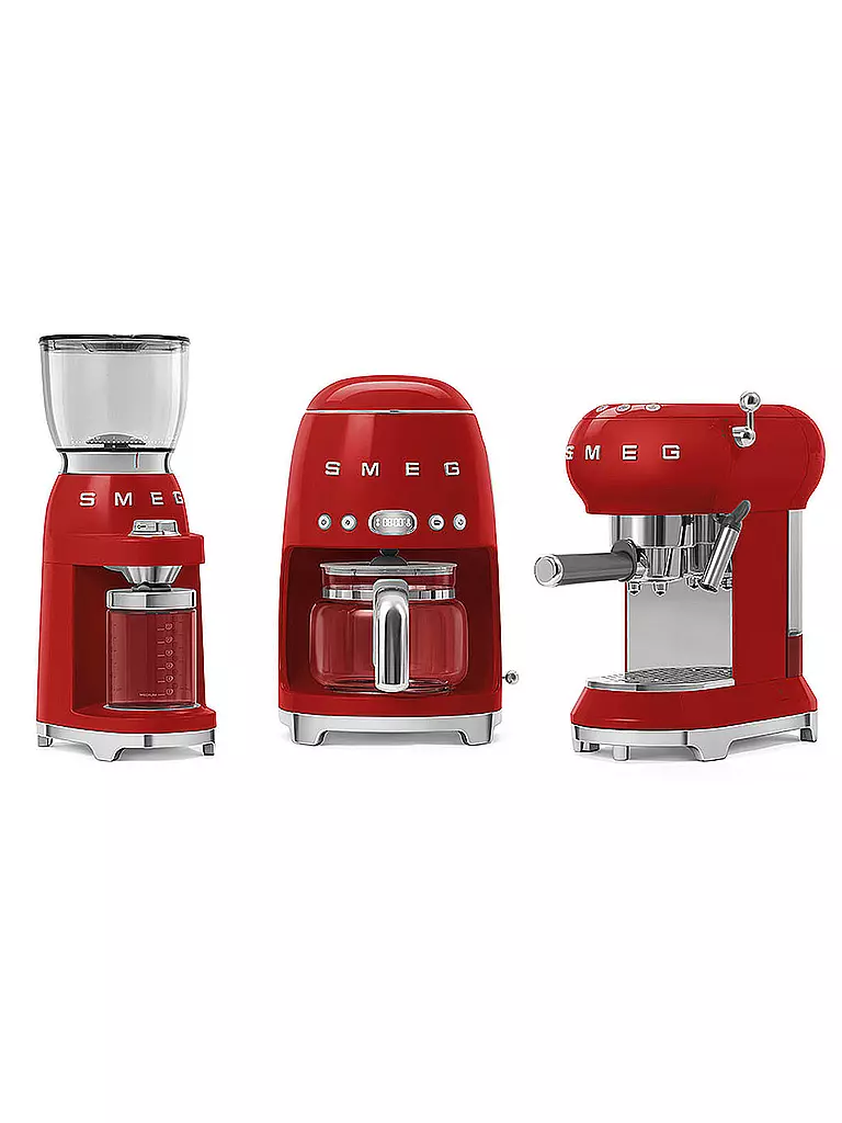SMEG Kaffeemühle 50s Retro Style Rot CGF01RDEU rot
