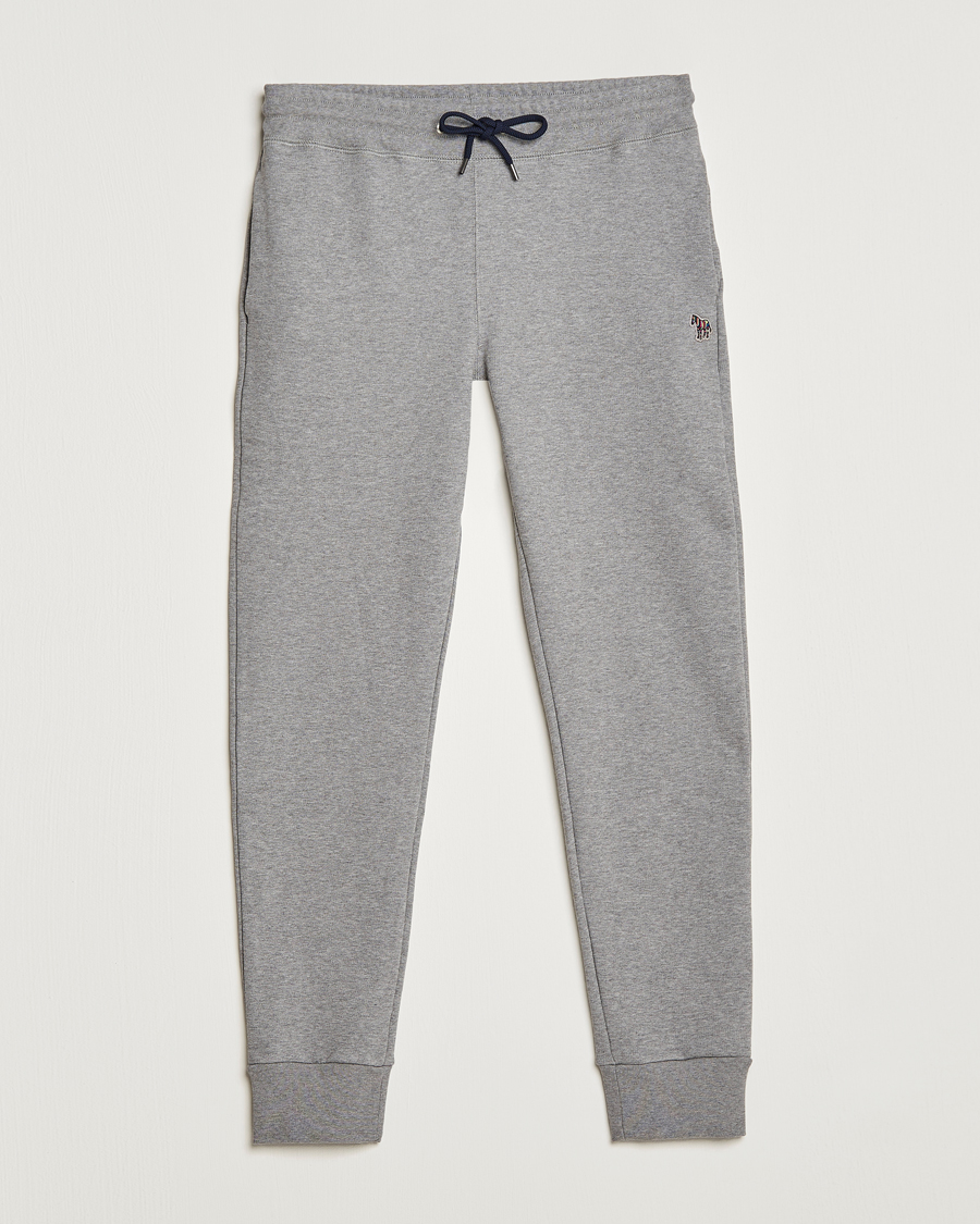 PS Paul Smith Zebra Organic Cotton Sweatpants Grey Melange