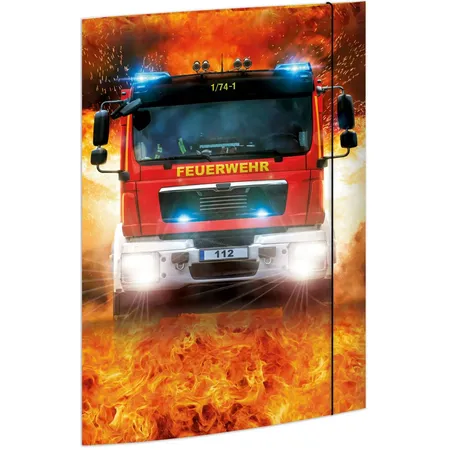 RNK Verlag Zeichenmappe aus stabilem Karton, “On Fire” für DIN A3