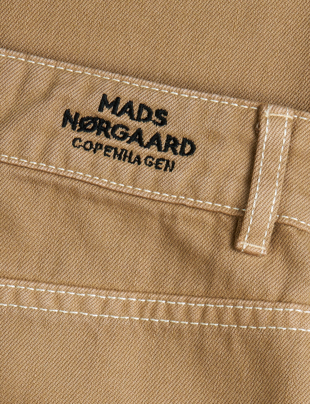 Mads Nørgaard  Soil Ketty denimnederdel - Tiger's Eye
