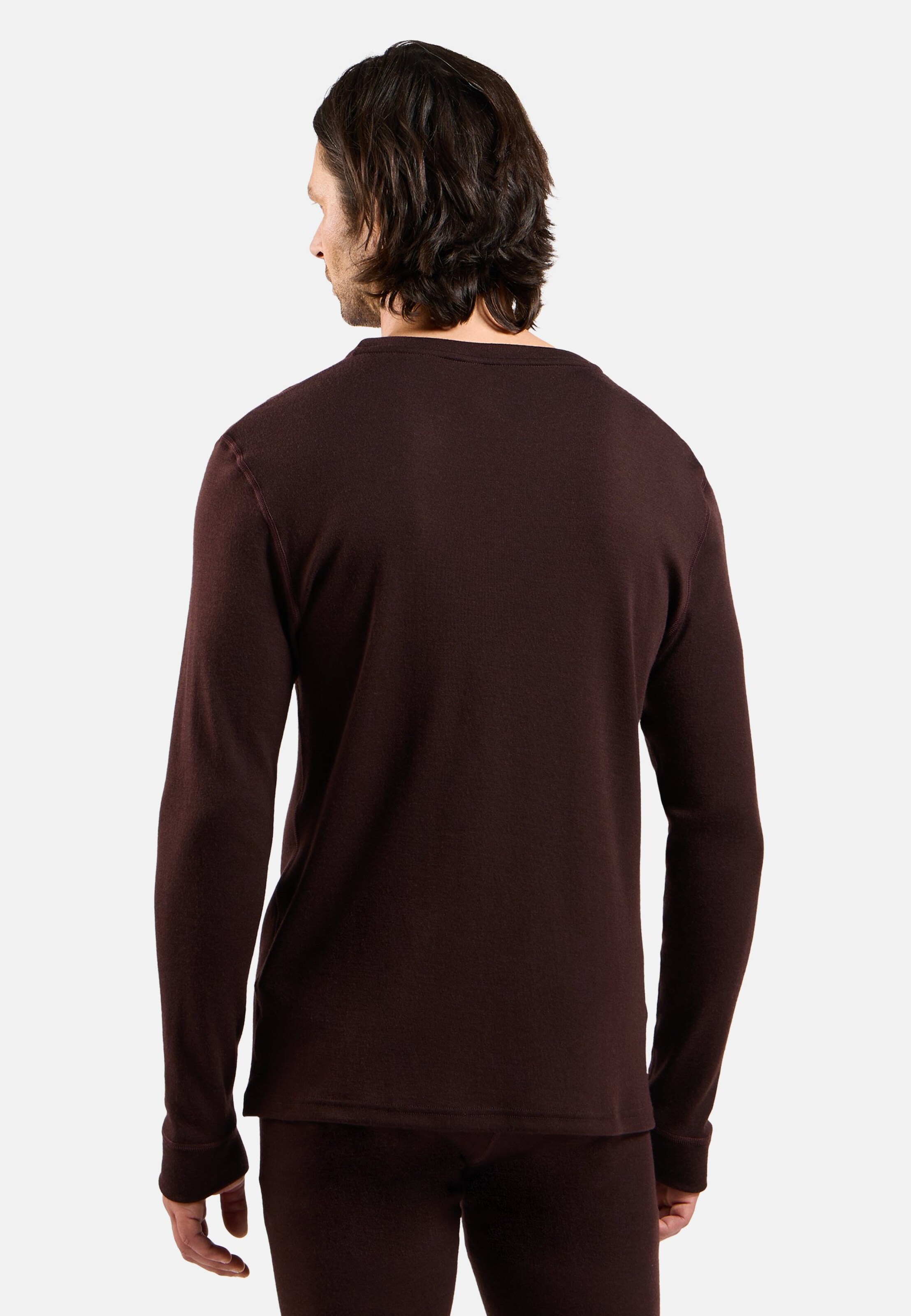 Natural Merino 260 Base Layer Langarmshirt in fudge