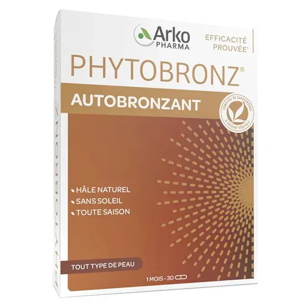 Arkopharma Phytobronz Autobronzeador 30 cápsulas
