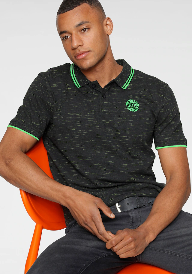 H.I.S Poloshirt , kurzärmelig,  schmal geschnitten,  mit Polokragen