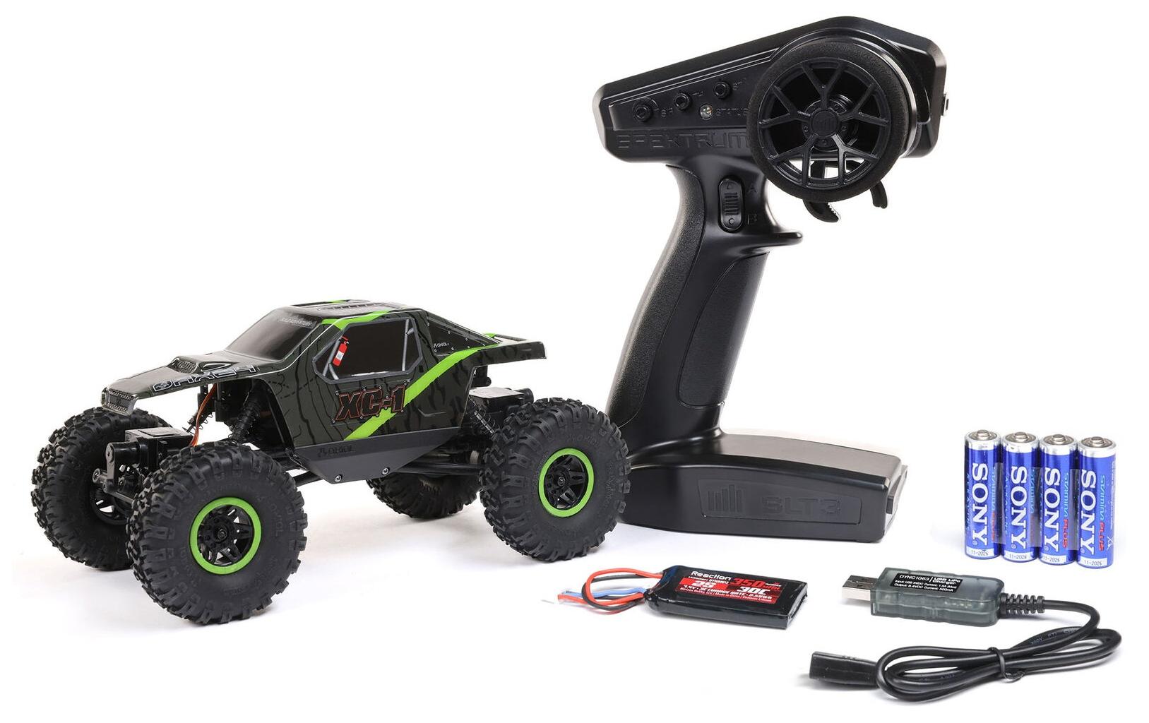 Rock Crawler AX24 XC-1 4WS, Grün, RTR, 1:24<br>Mini Crawler mit Allrad Lenkung