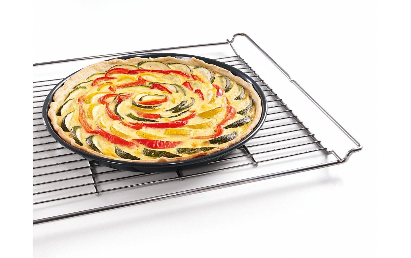 Quiche-Backform HBF 27-1, 27 cm, SchwarzRunde Backform
