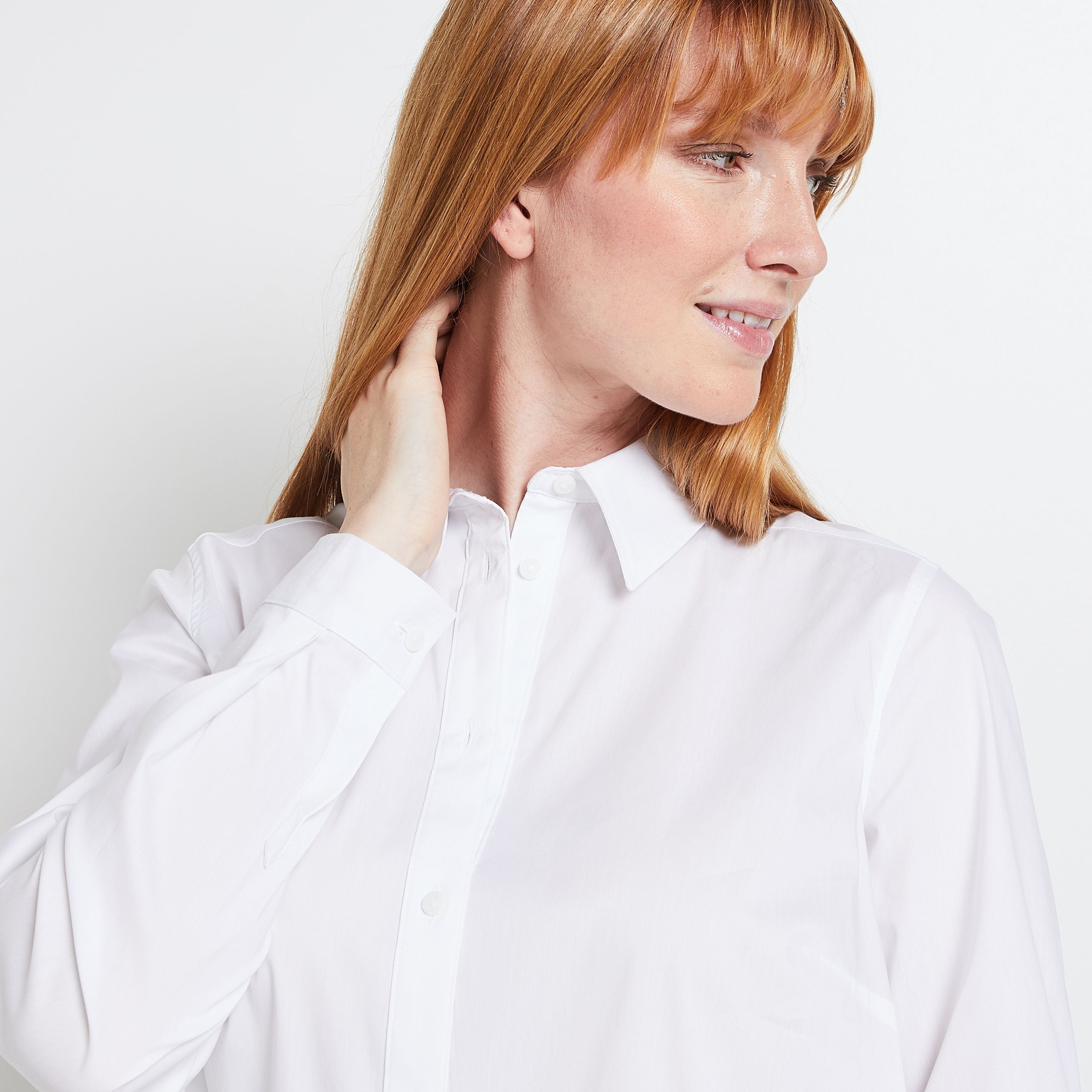 Chemise oversize femme - ECRU