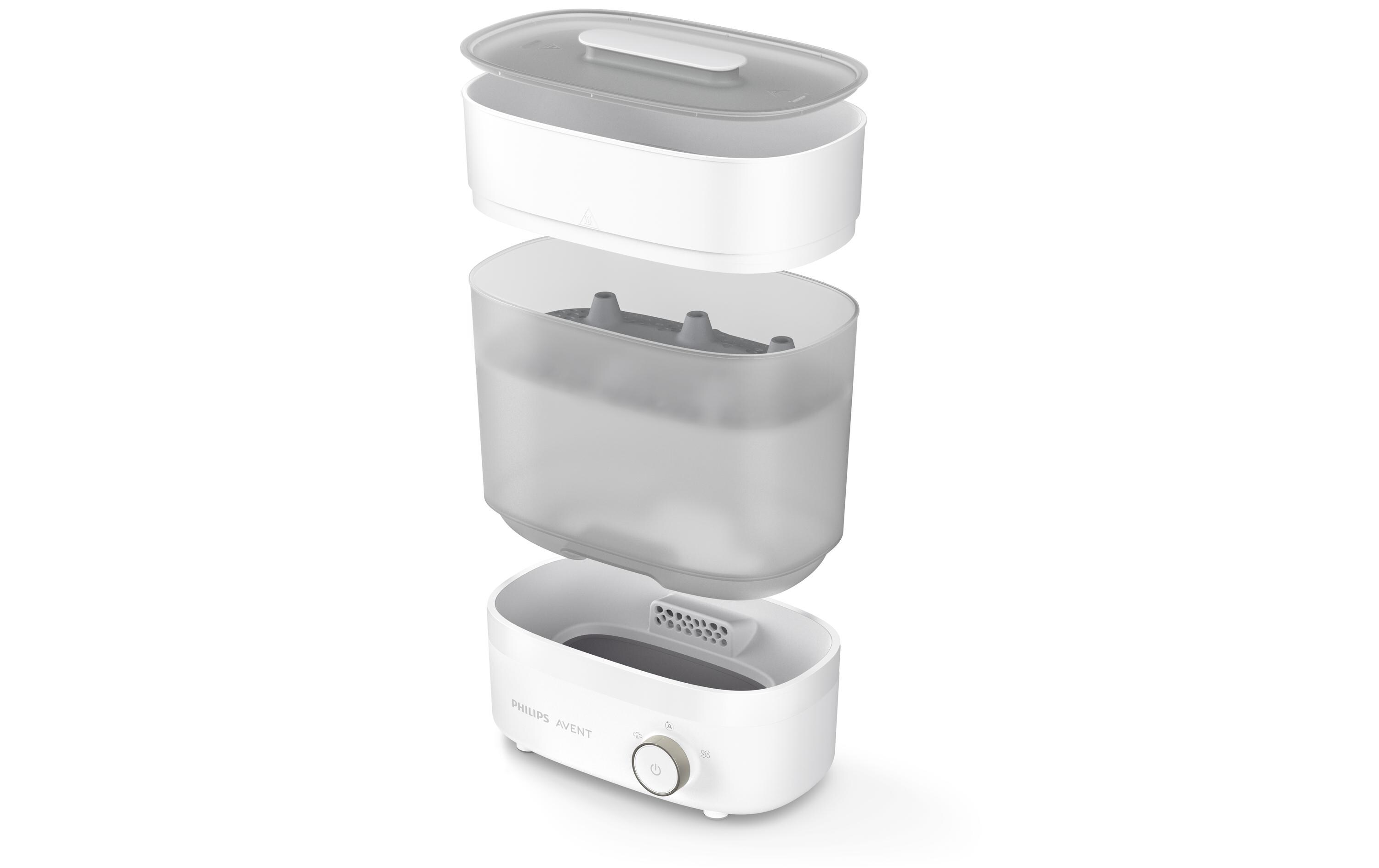 Elektrischer Sterilisator 3 in 1Sterilisieren, Trocknen und Aufbewahren mit dem Sterilisator von Philips Avent