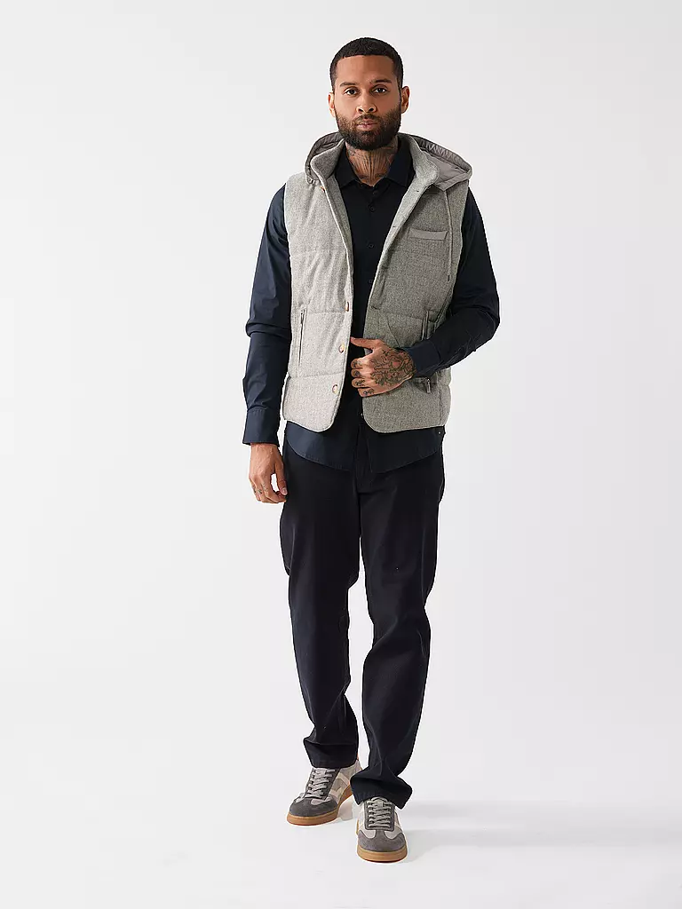 GRAN SASSO Gilet hellgrau