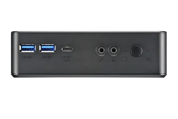 Shuttle XPC nano NC40U5 - Barebone - mini PC 1 x Core i5 1235U / op til 4.4 GHz - RAM 0 GB - UHD Graphics 620 - Gigabit Ethernet - sort