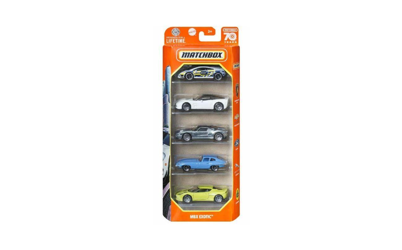 Matchbox 5-pack autootjes