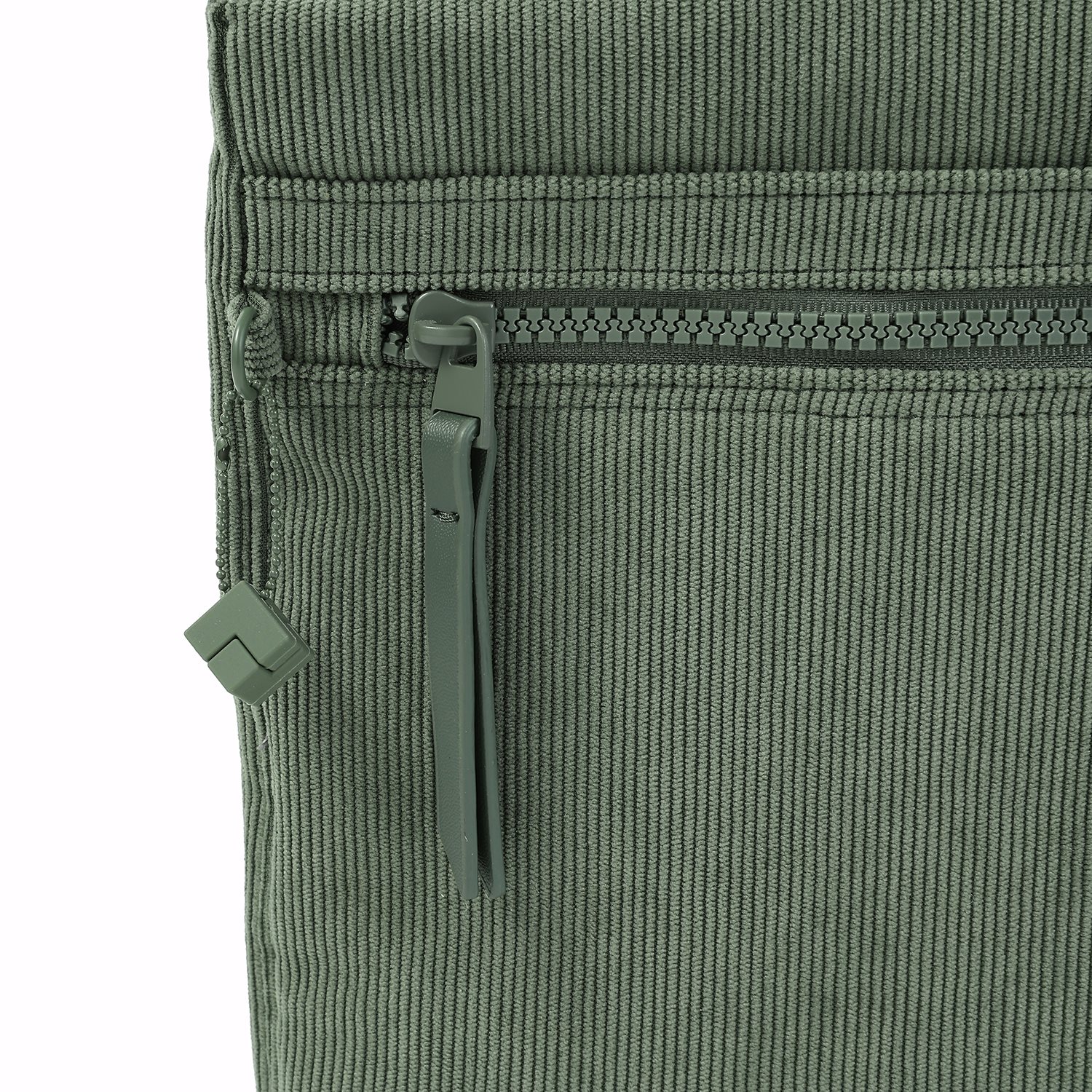 Hedgren Leonce RFID Small Vertical Crossover corduroy duck green