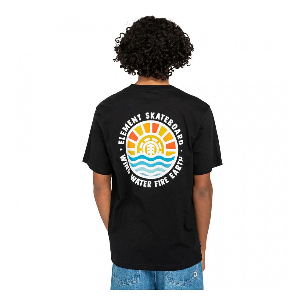 Element GREAT OUTDOOR - Tee-shirt Homme flint black