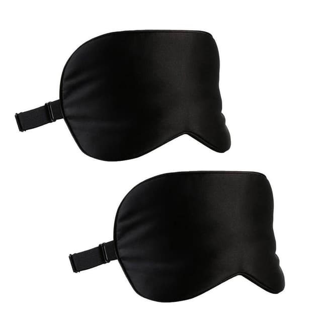Sovemaske 100% silke 2-pakke