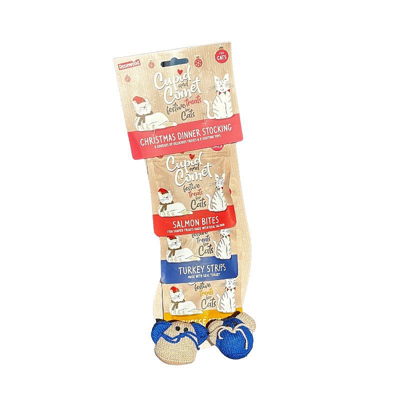 Cupid & Comet Kerstdiner Kerstsok Kat | 15165
