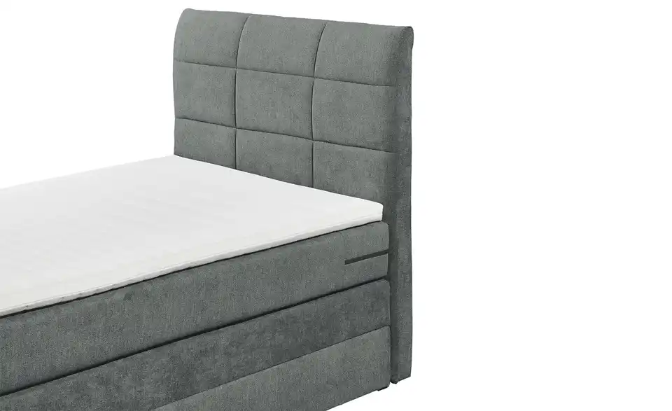 Boxspringbett Kuba 3 Grau 120 cm