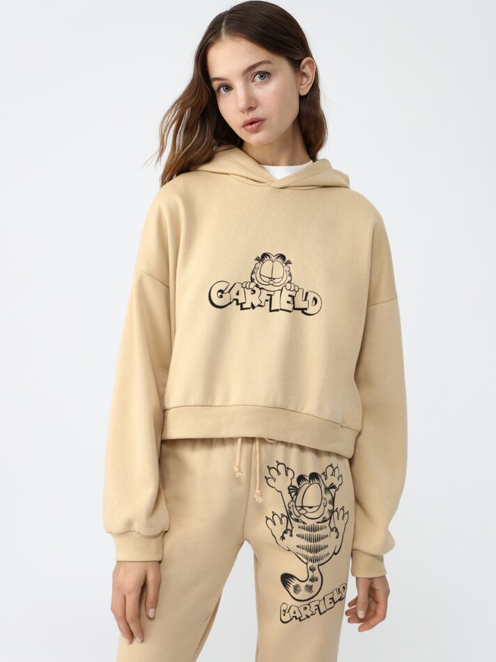 Calça de fato de treino do Garfield - Nickelodeon - Bege