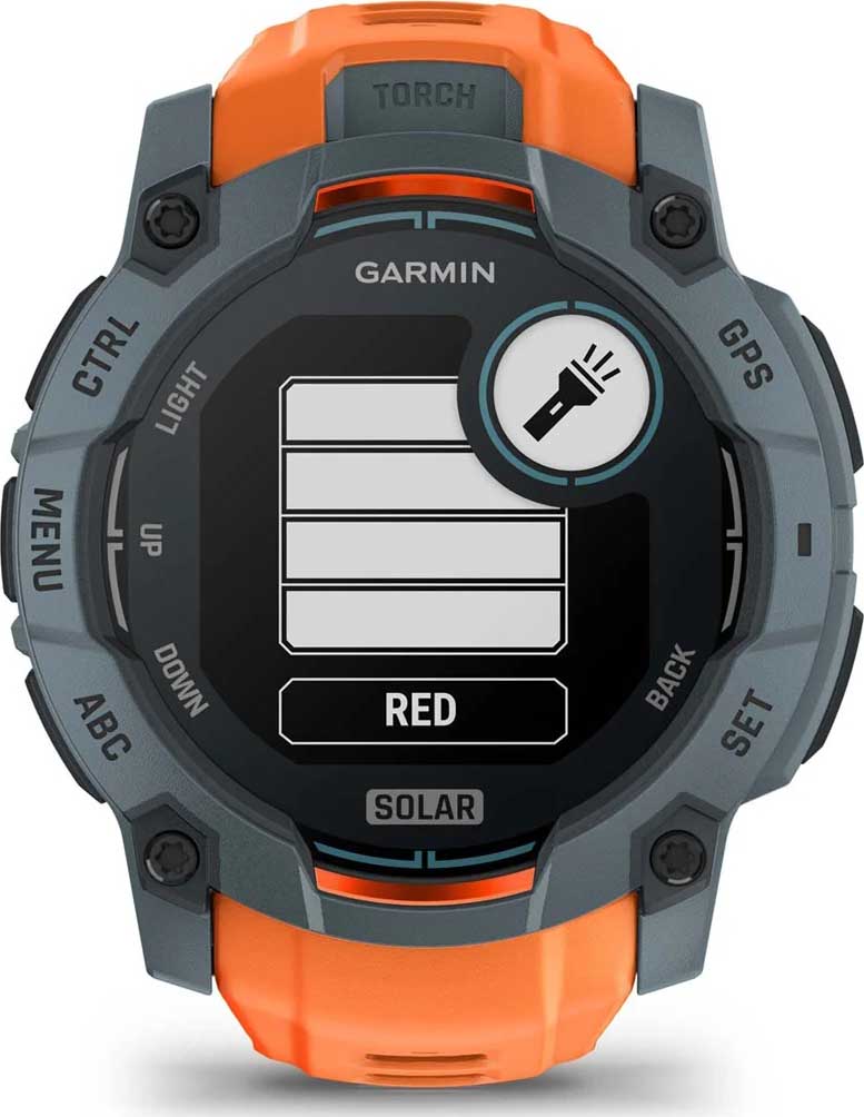 Instinct 3 - SOLAR - 50mm Spark Orange Bzl w/Spark Orange