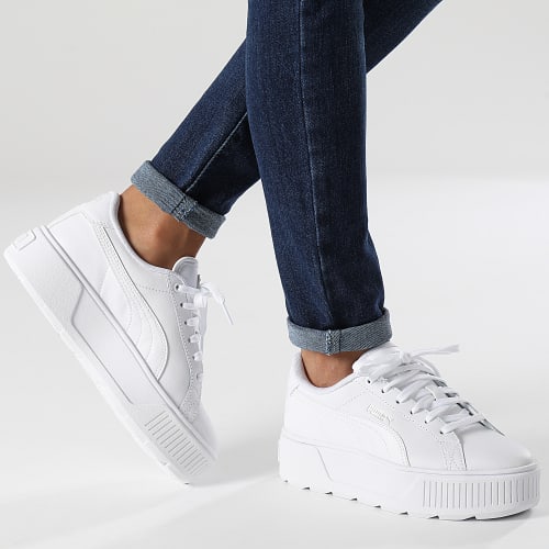 Baskets Femme Karmen Low 384615 Puma White