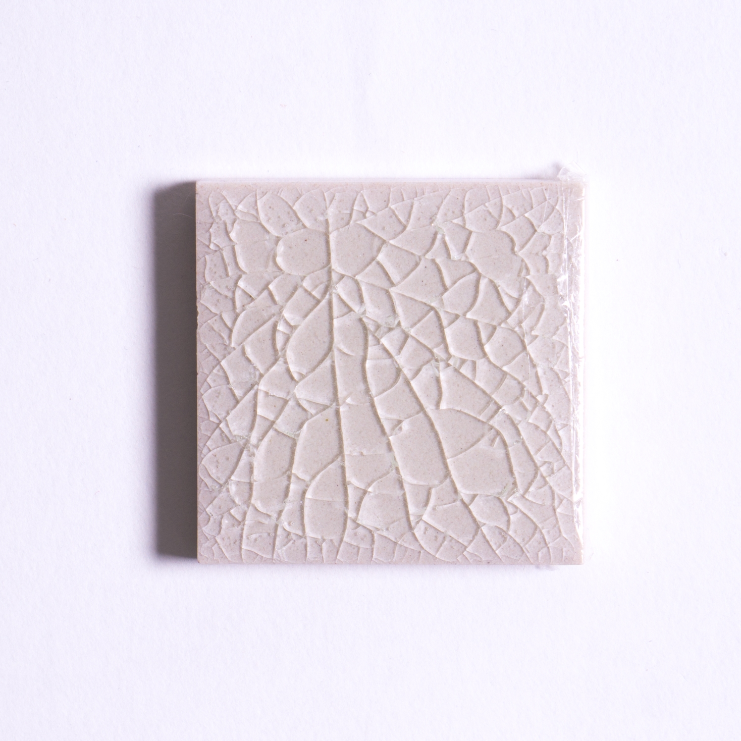 Fliese 'Craquele' weiß, L 10 cm, B 10 cm von fischer's lagerhaus