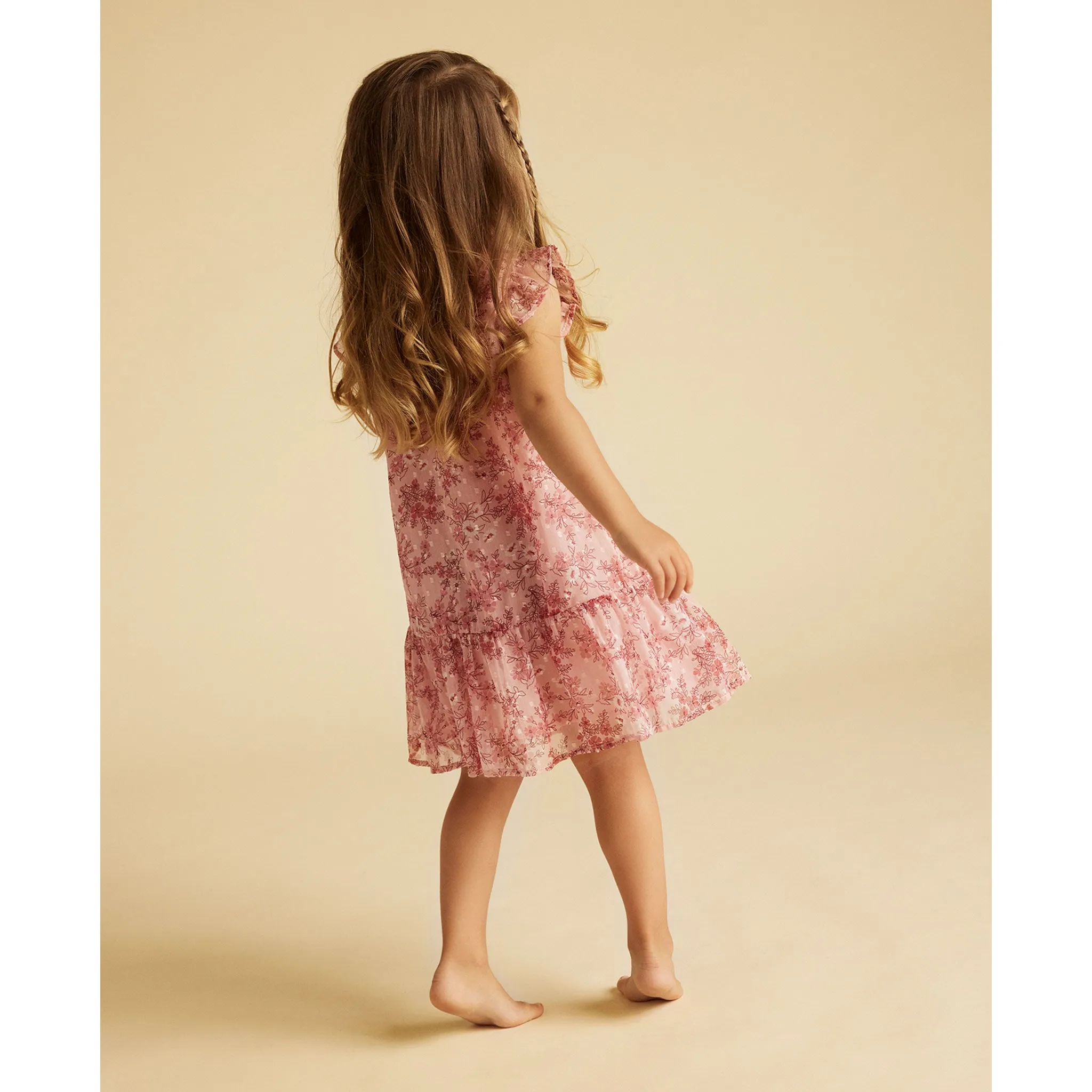 Creamie Robe Fleurs Dobby 2-6ans