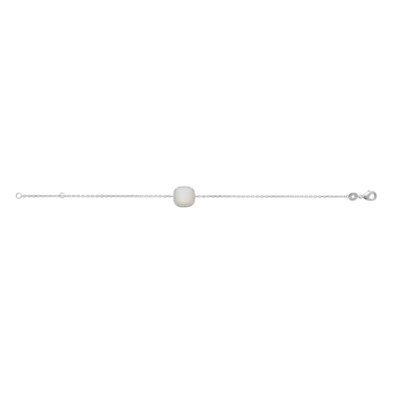 Bracelet Femme - Argent 925 - Nacre - Longueur : 18 cm