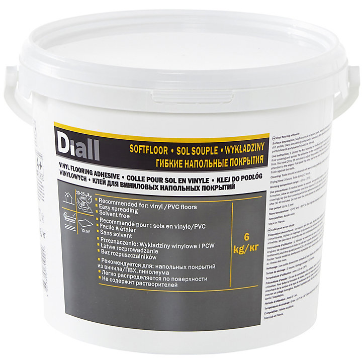 Colle pour revêtement de sol en vinyle 6 kg