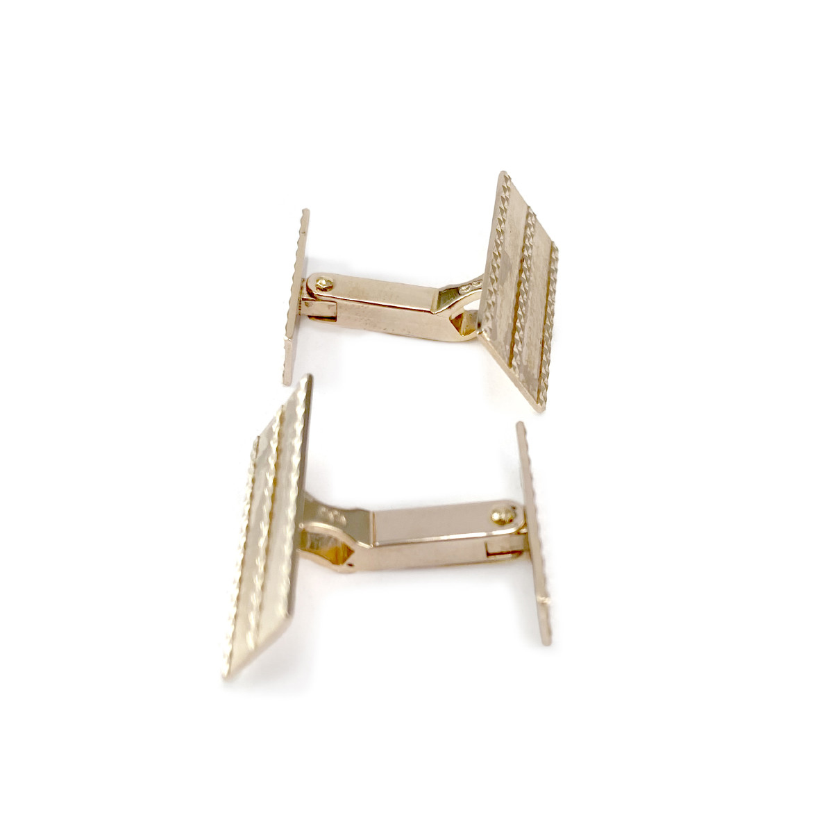 Boutons de manchettes d'occasion or 750 jaune