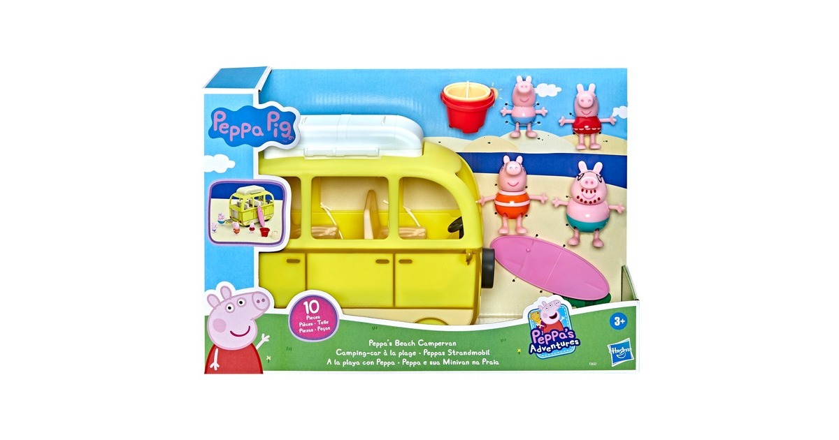 HasbroPeppa Pig Peppa's Strand Camper Speelfiguur