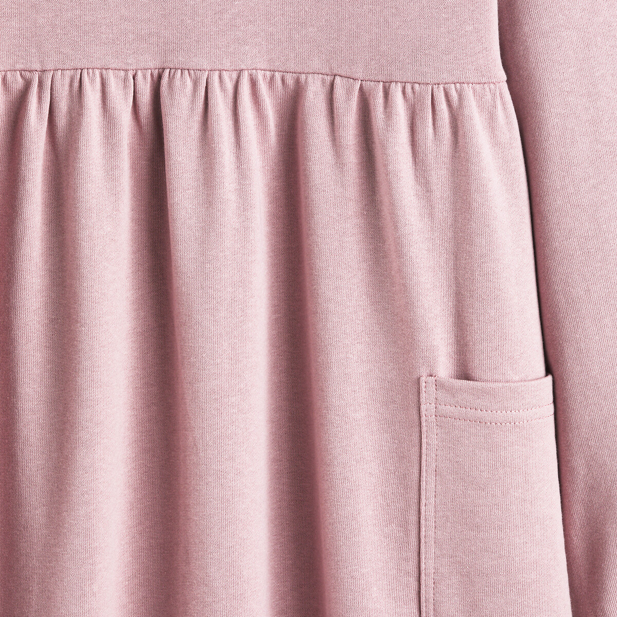 COLEÇÕES LA REDOUTE<br>Vestido de lã polar de manga comprida