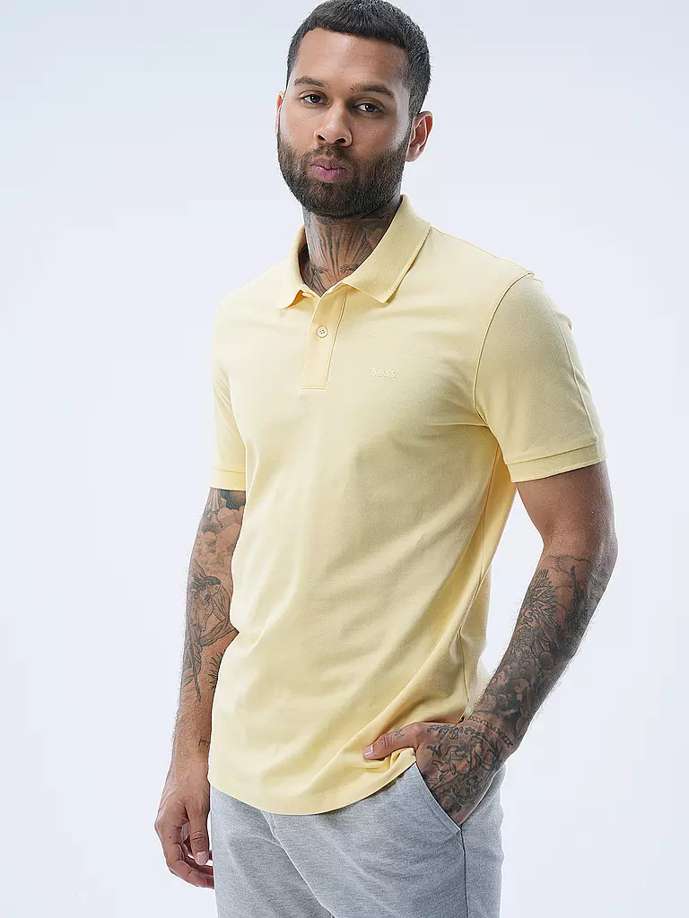 BOSS Poloshirt Regular Fit PALLAS gelb