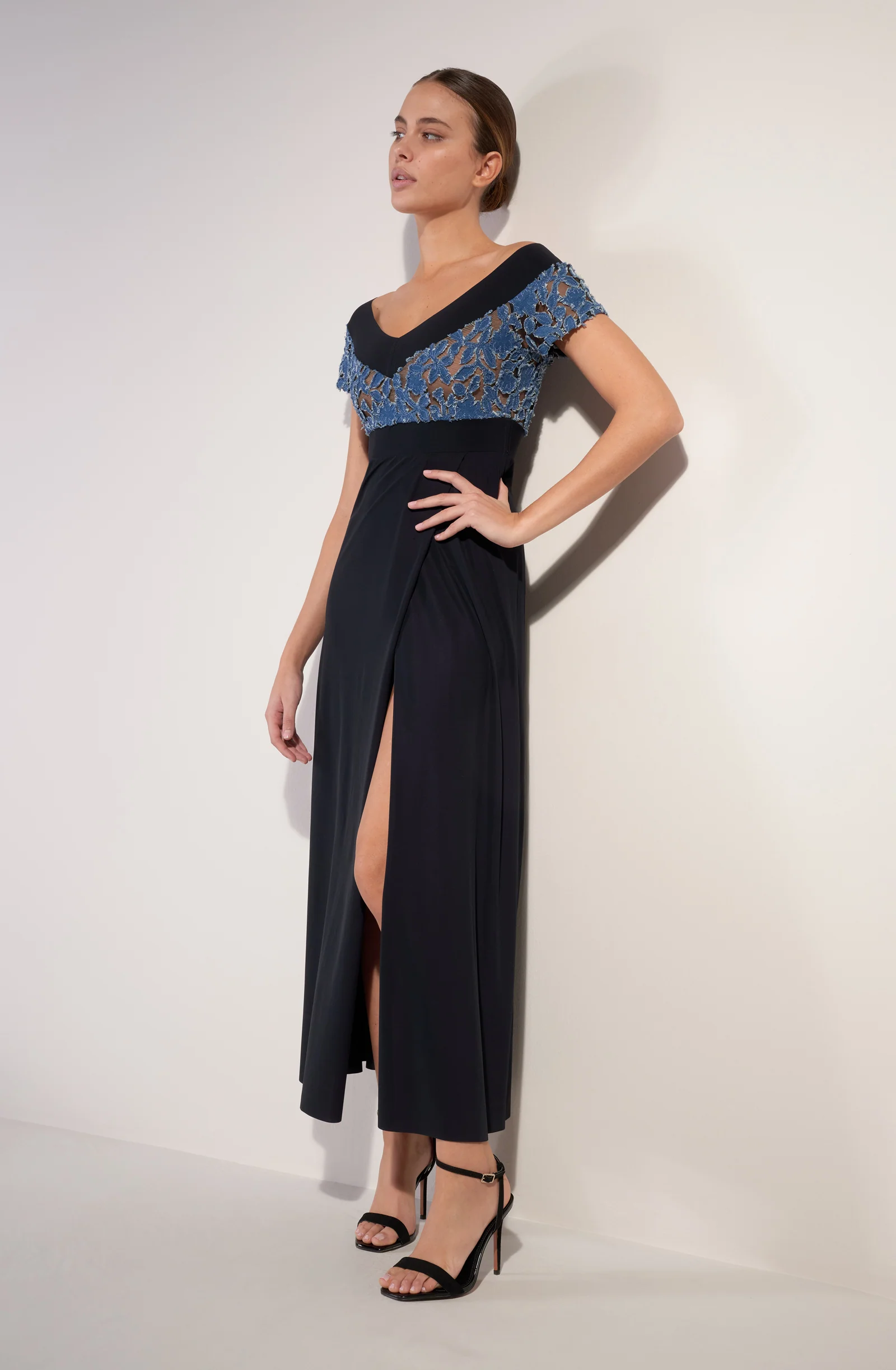 rufine Robe longue porte-feuille jean Jean