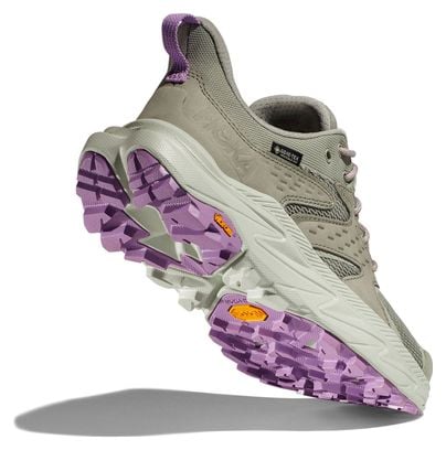 Chaussures Outdoor Hoka One One Anacapa 2 Low GTX Gris Violet Femme