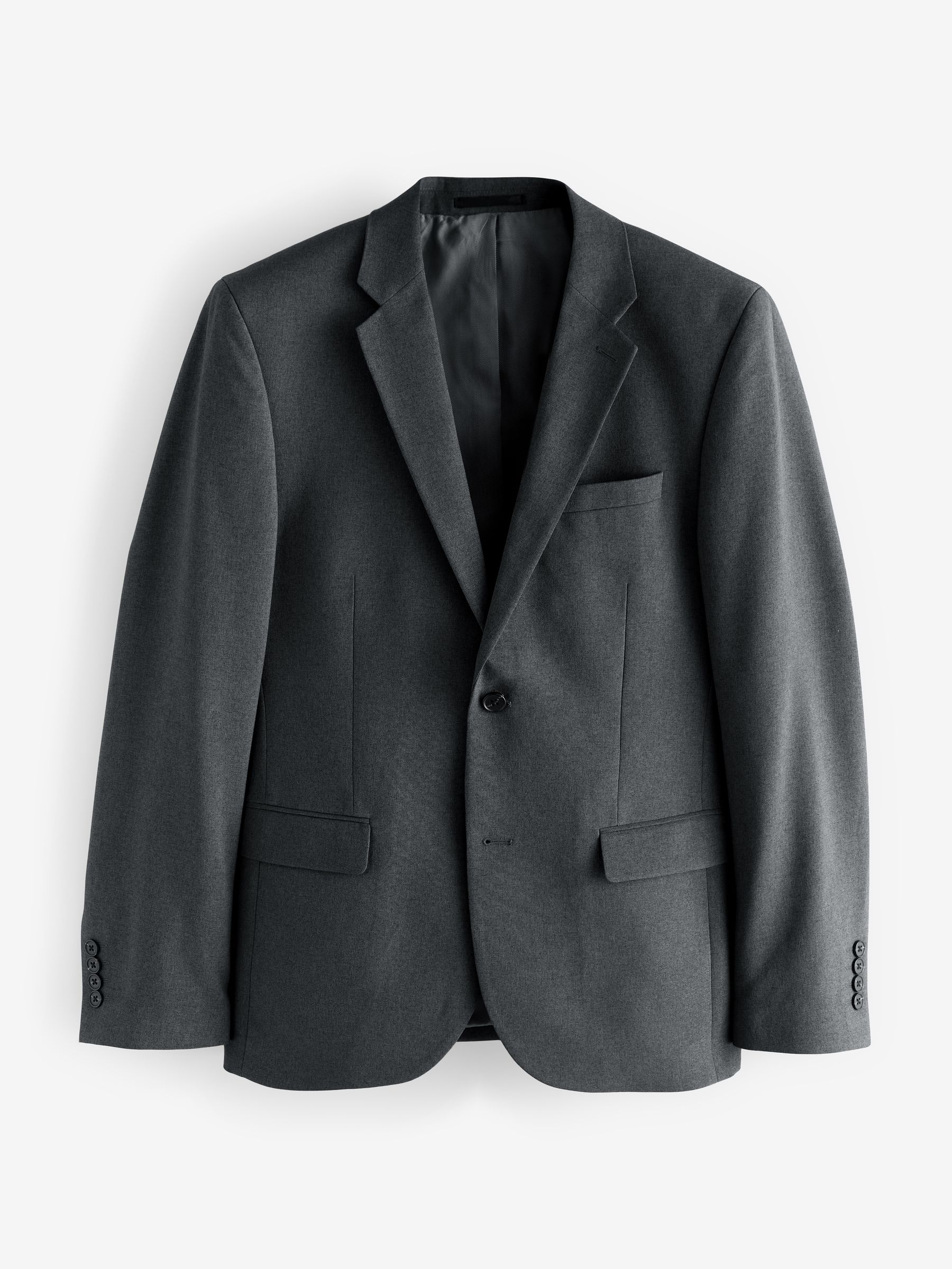 Antraciet - Slim Fit - Must-have kostuum: colbert