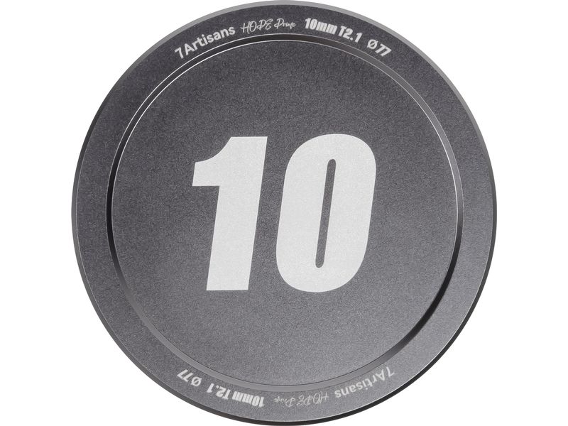 7Artisans Festbrennweite 10mm T/2.1 – Canon RF Kompaktes, leichtes Objektiv für Kameras mit Super35-Sensoren