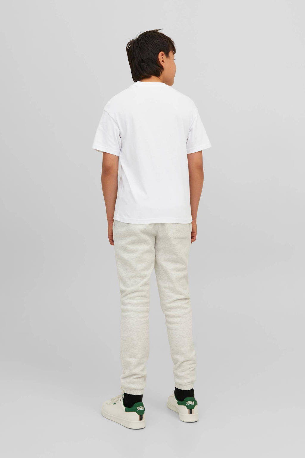 JACK & JONES T-shirt JJESTARmet tekst wit